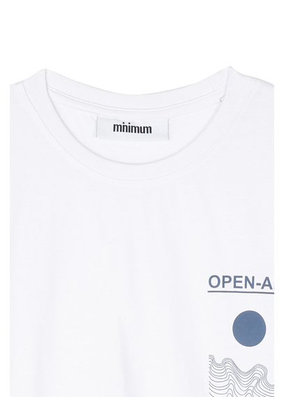 MINIMUM T-shirt Blanc