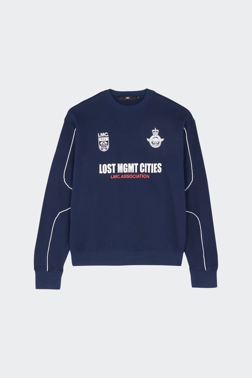 LOST MANAGEMENT CITIES Sweatshirt Bleu