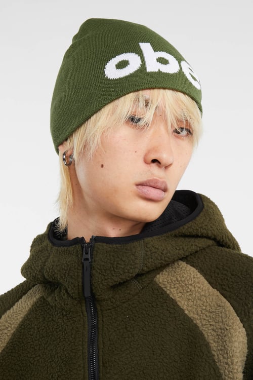 OBEY Bonnet Vert