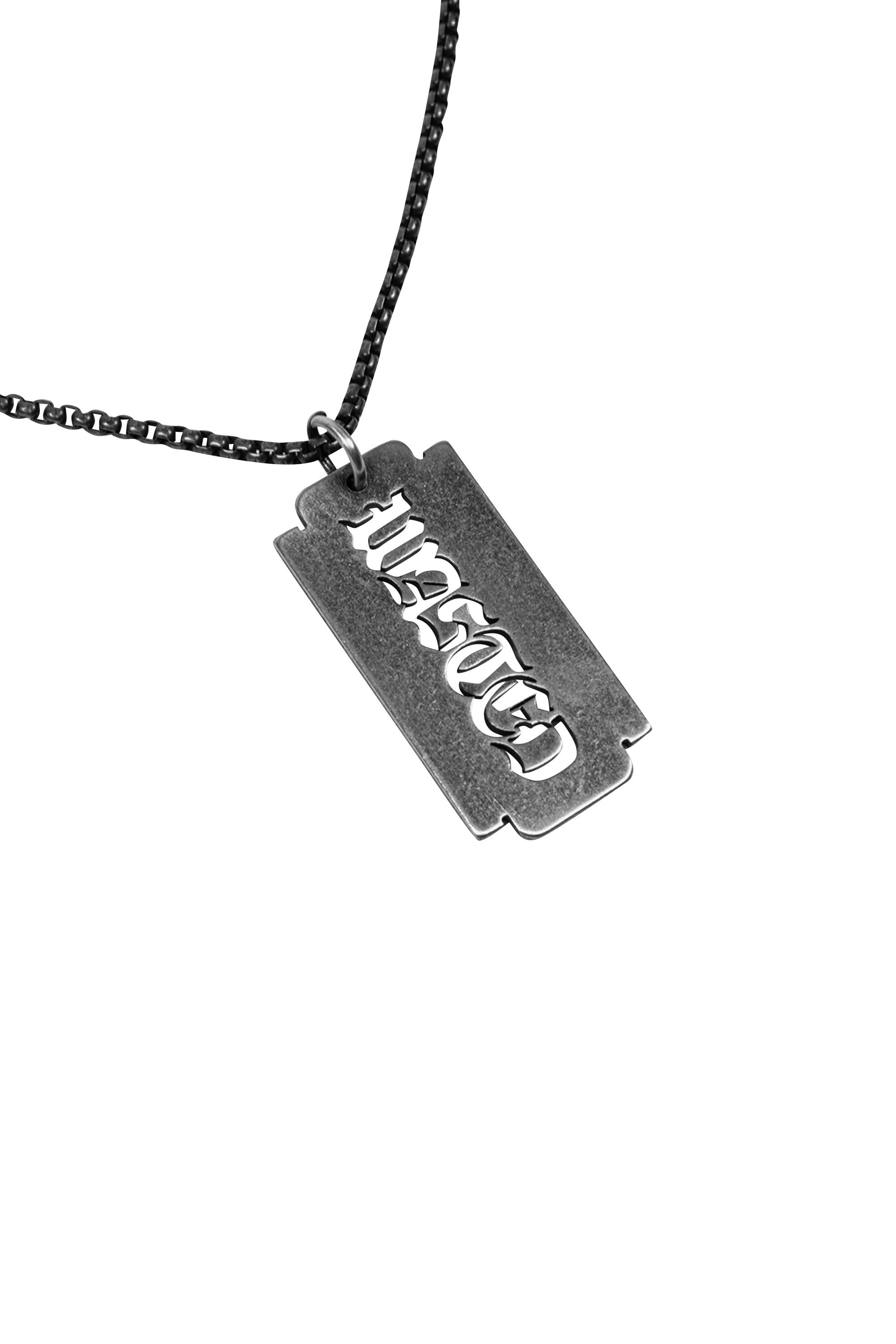 Collier WASTED Argent