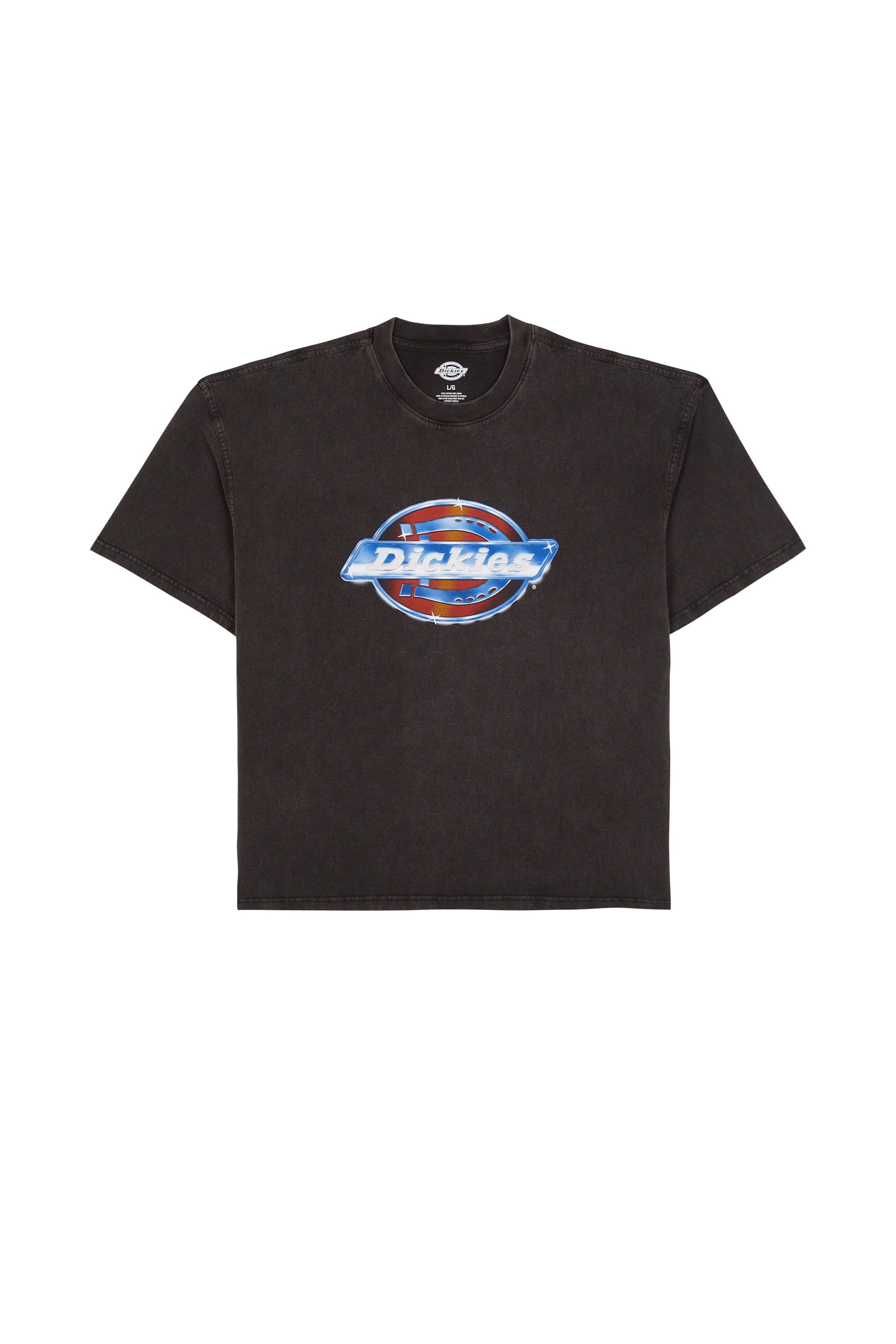 Regular-fit round-neck cotton T-shirt COOLIDGE Black