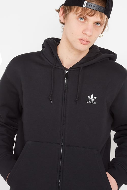 ADIDAS Hoodie zippé Noir