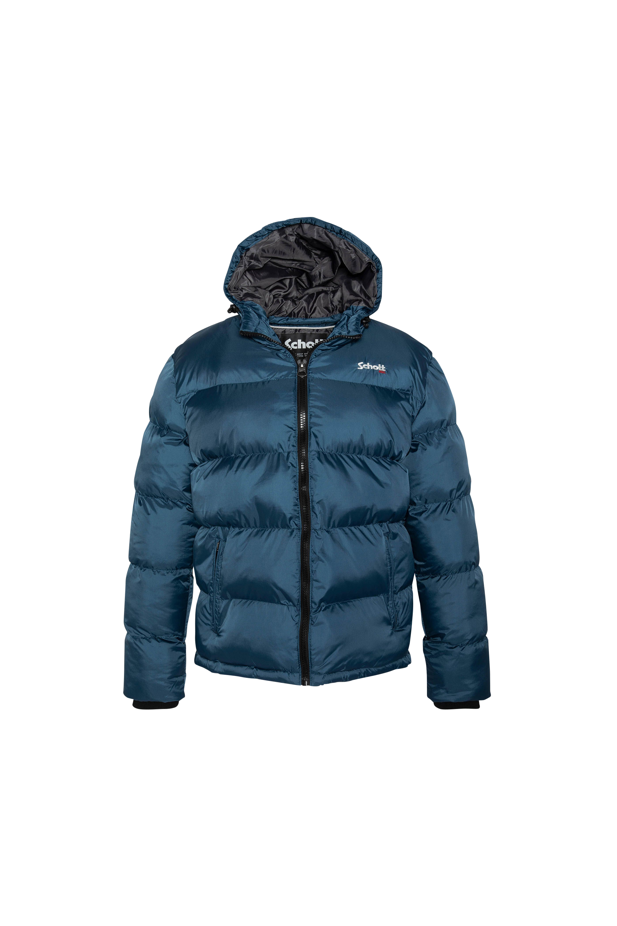 Doudoune avec capuche Bleu