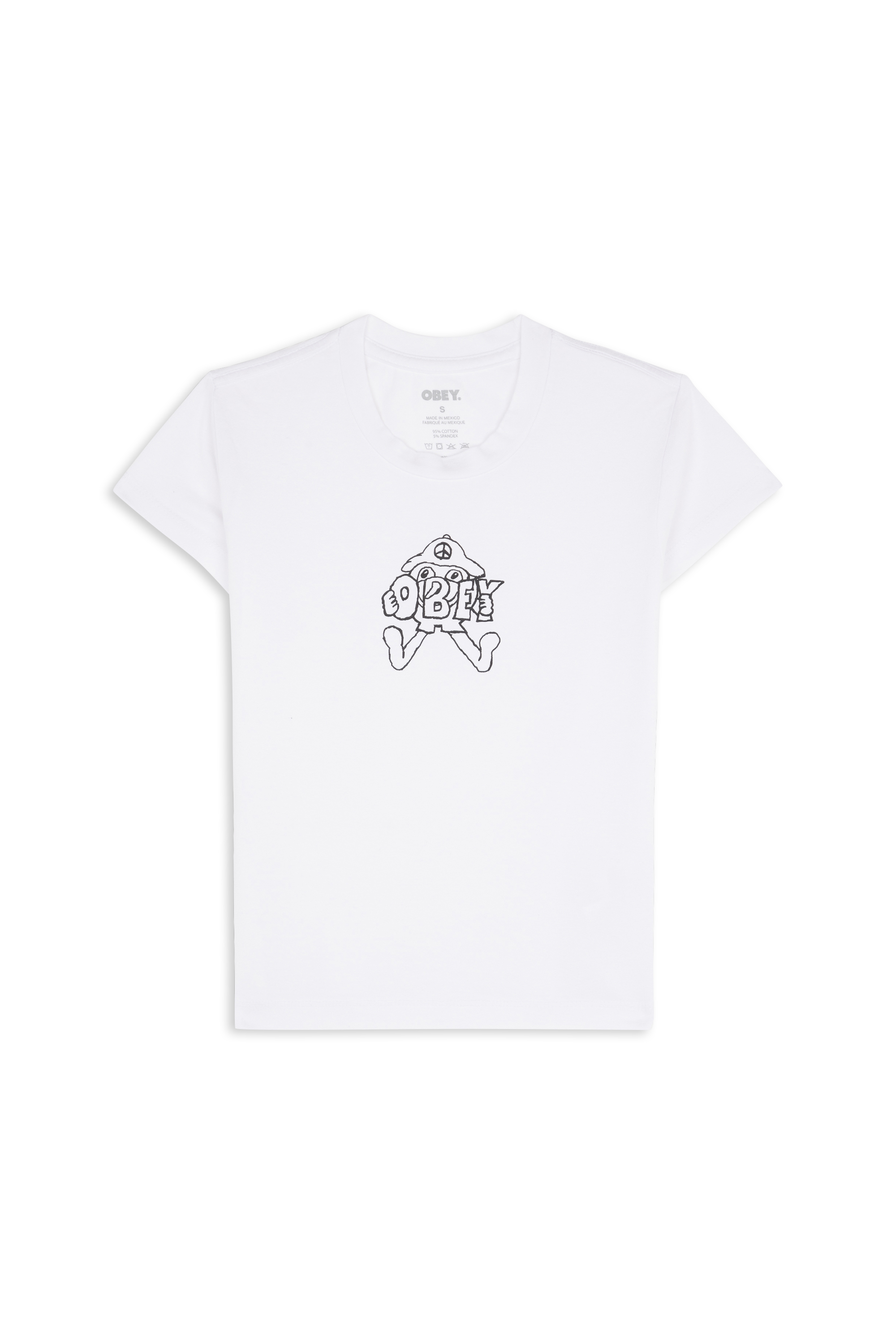 Regular-fit round-neck cotton T-shirt White