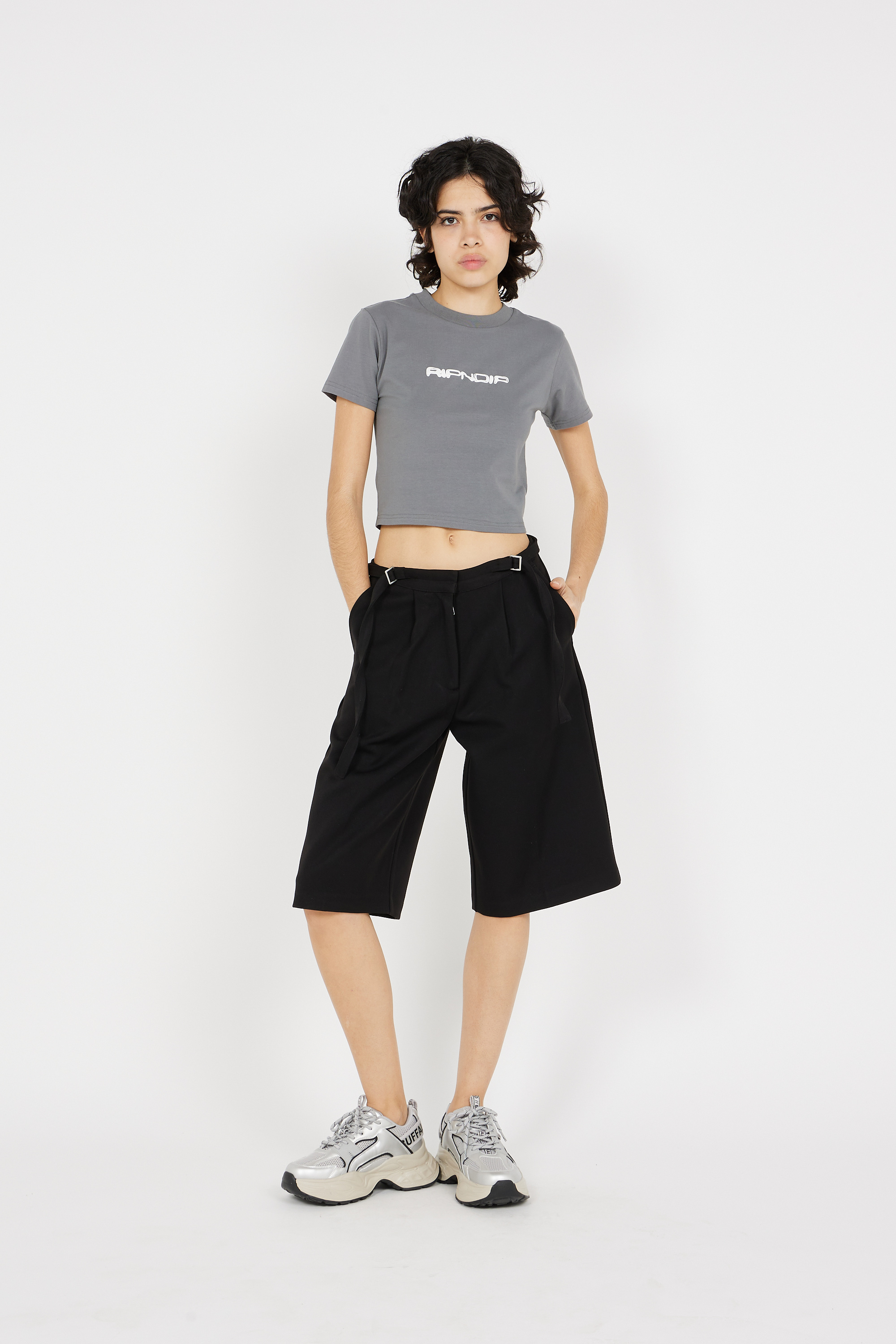 Crop top Grey