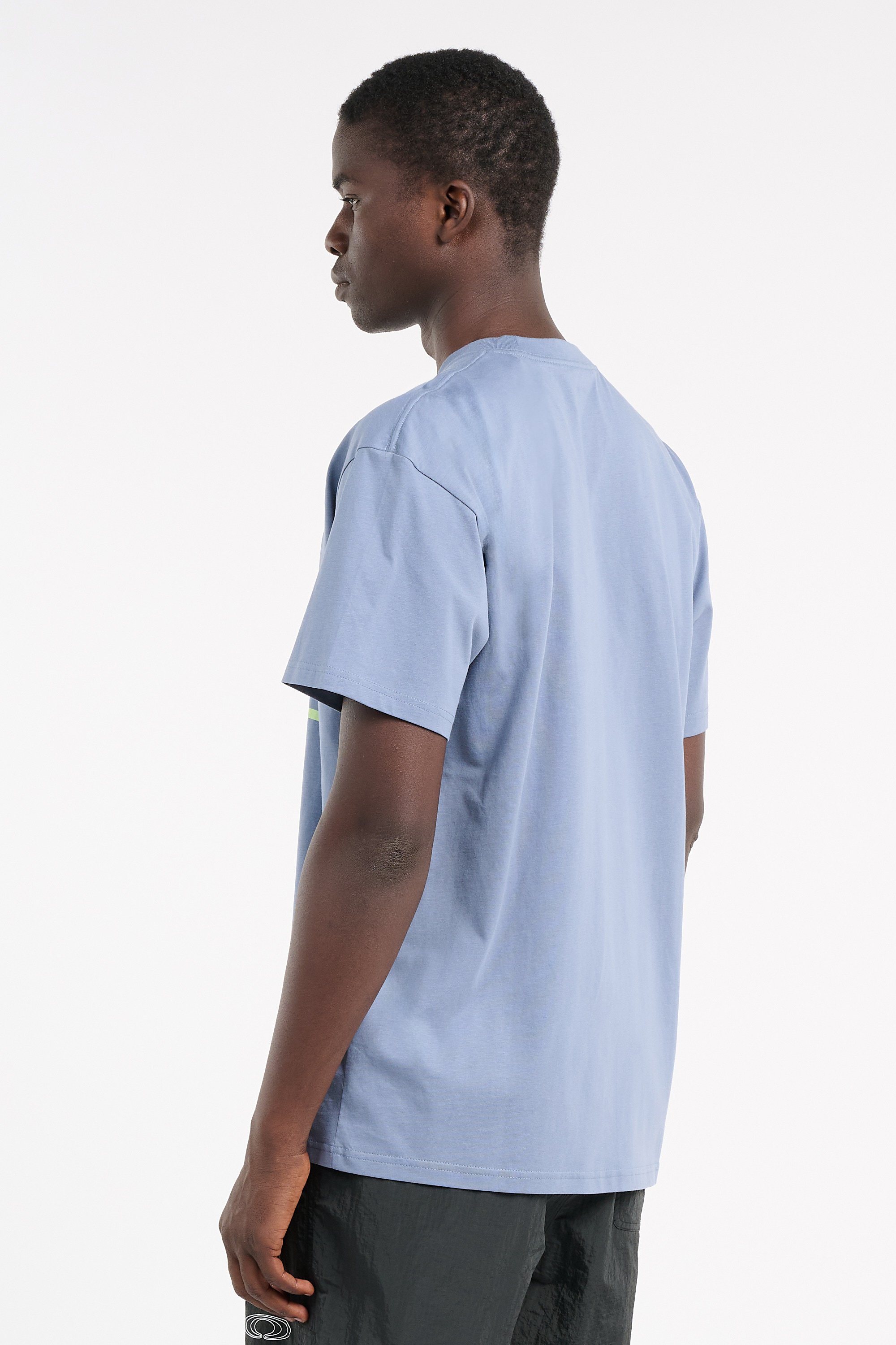 Round neck organic cotton t-shirt | Blue CARHARTT WIP Men