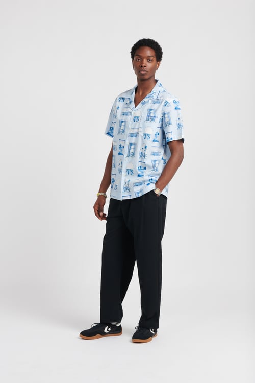 MAISON LABICHE Chemise Bleu