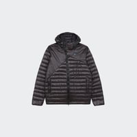 Lightweight quilted padded jacket with high neck LOPT HOOD Raven