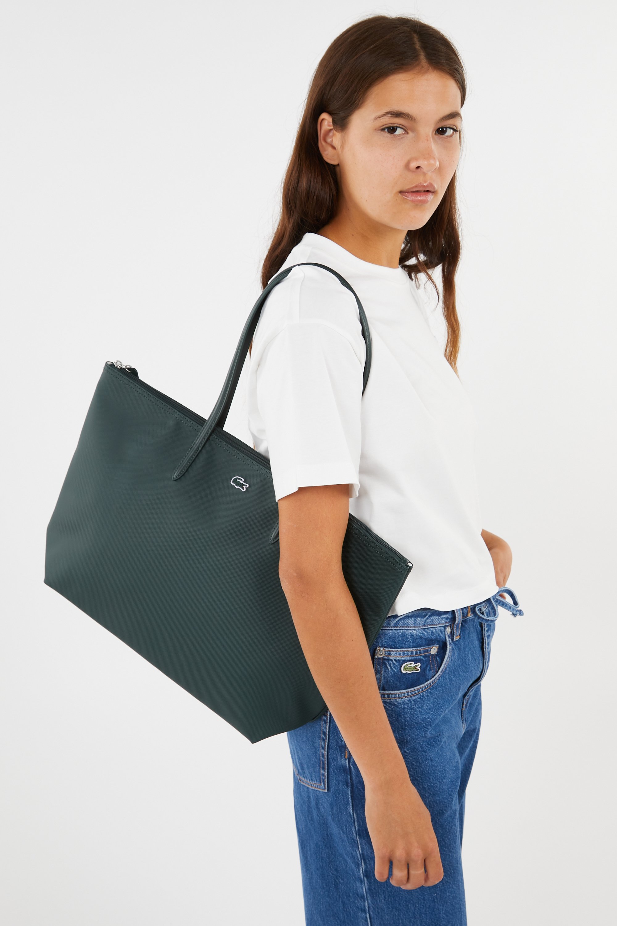 Sac shopping LACOSTE Vert