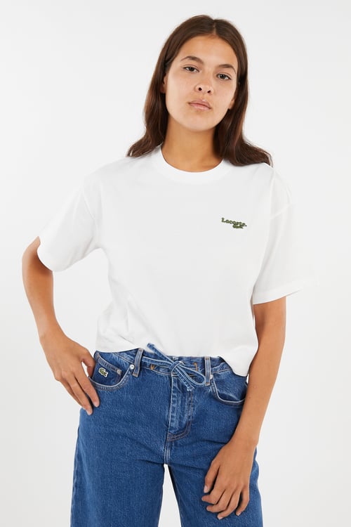 LACOSTE T-shirt Beige