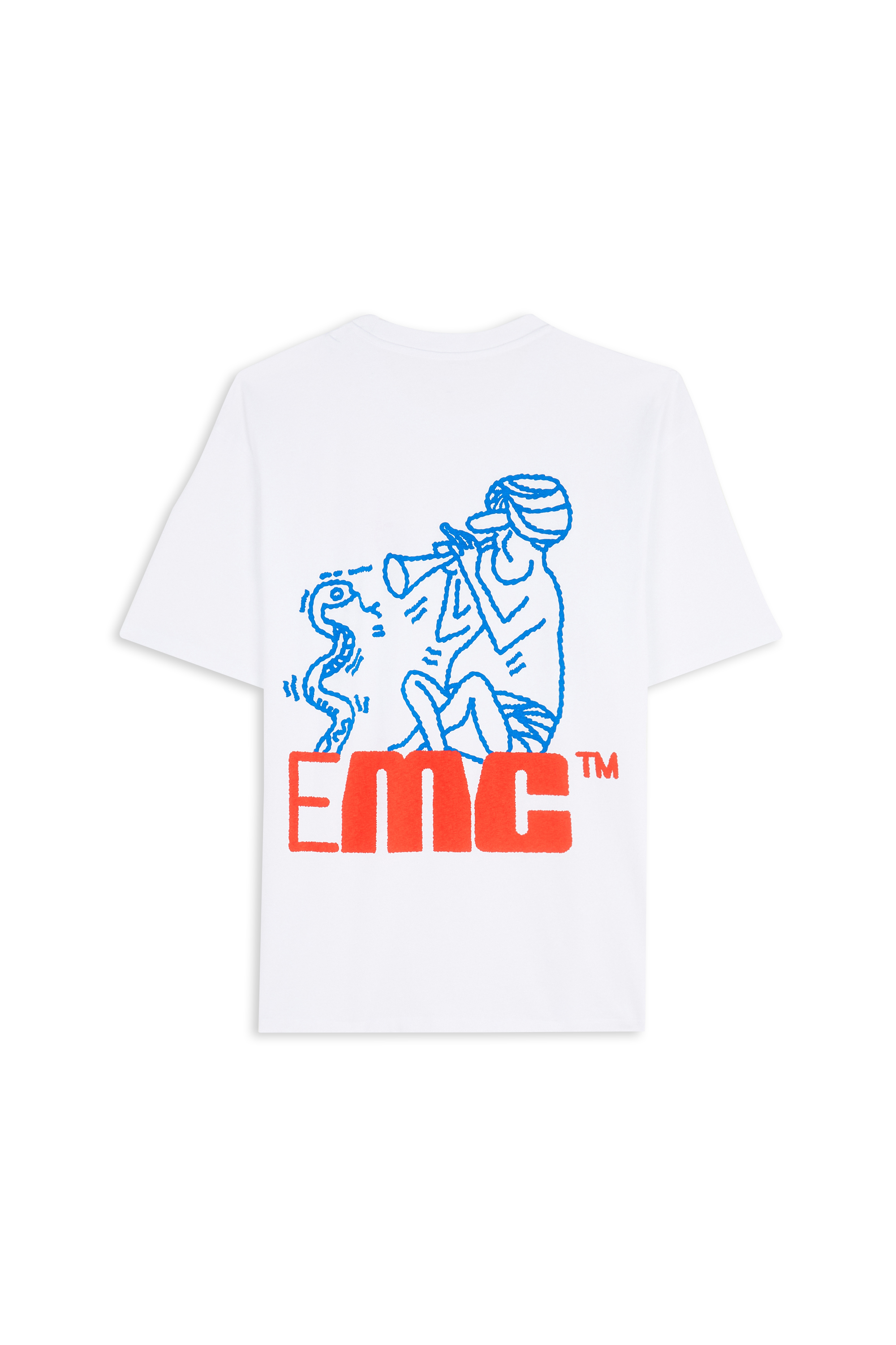 Regular-fit round-neck cotton T-shirt EDWIN White