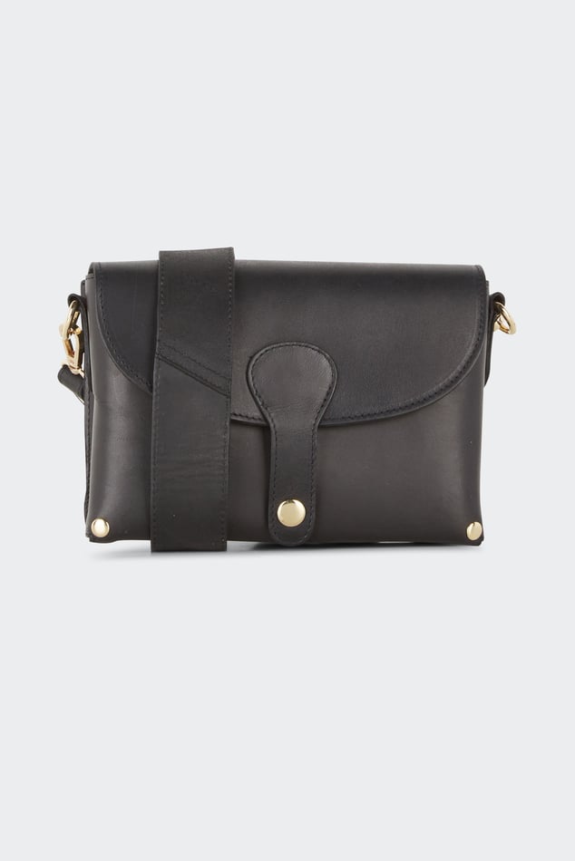 Sac Bandouliere Pcjeanett Leather Cross Body Fc Noir Pieces Femme Citadium