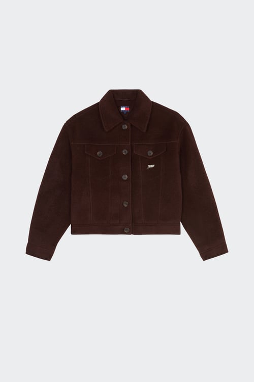 TOMMY JEANS Jacket Brown
