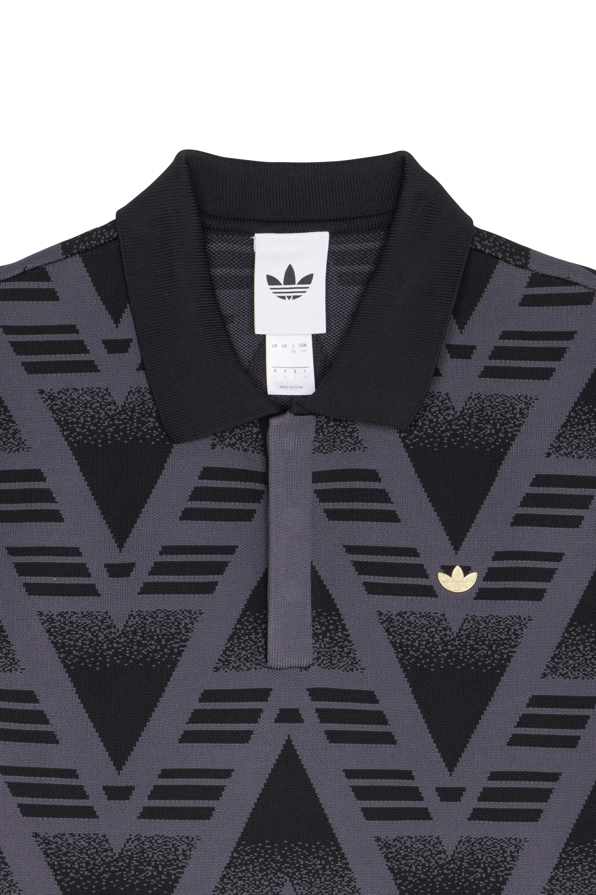 Polo shirt ADIDAS Black