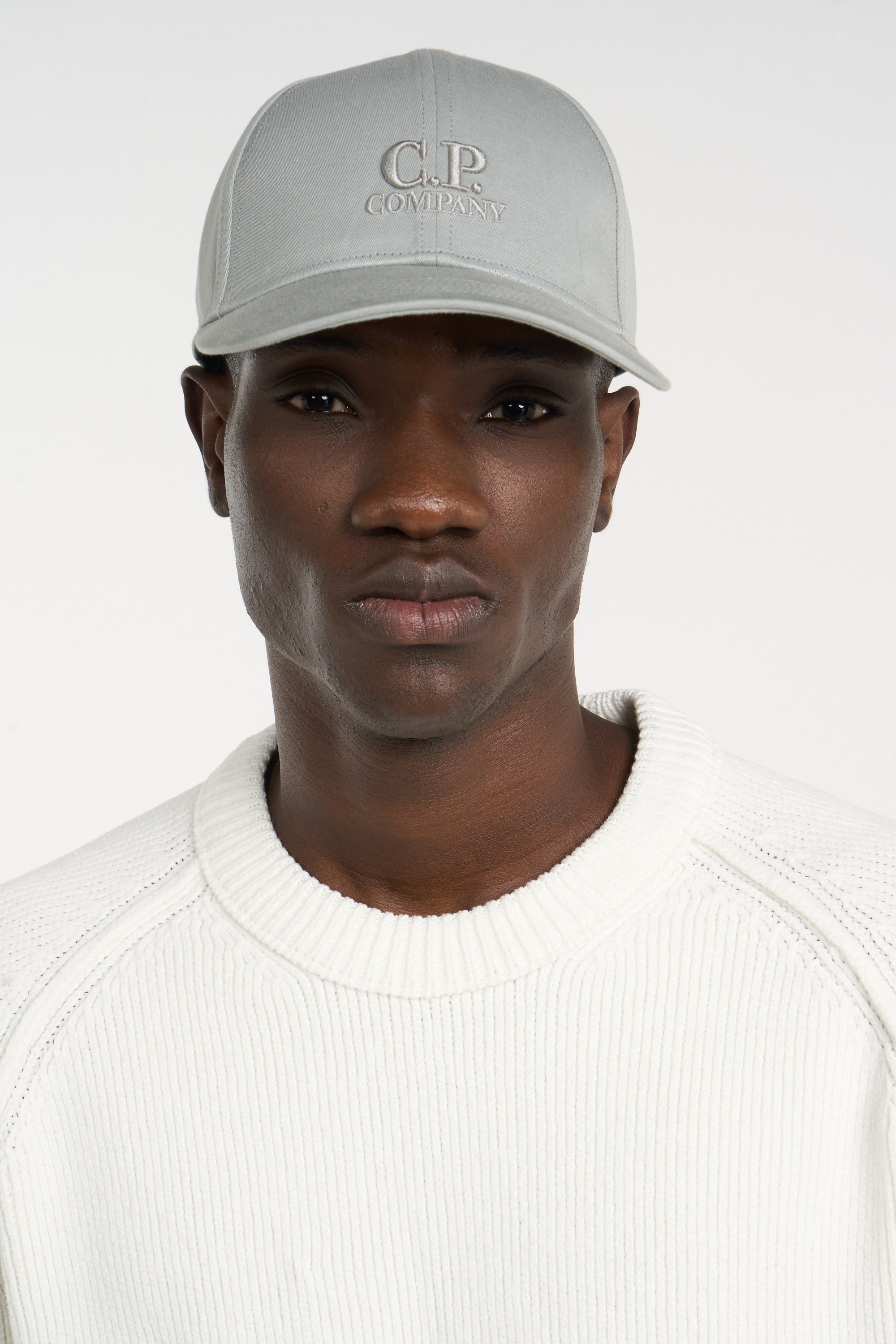 Cotton cap C.P. COMPANY Grey