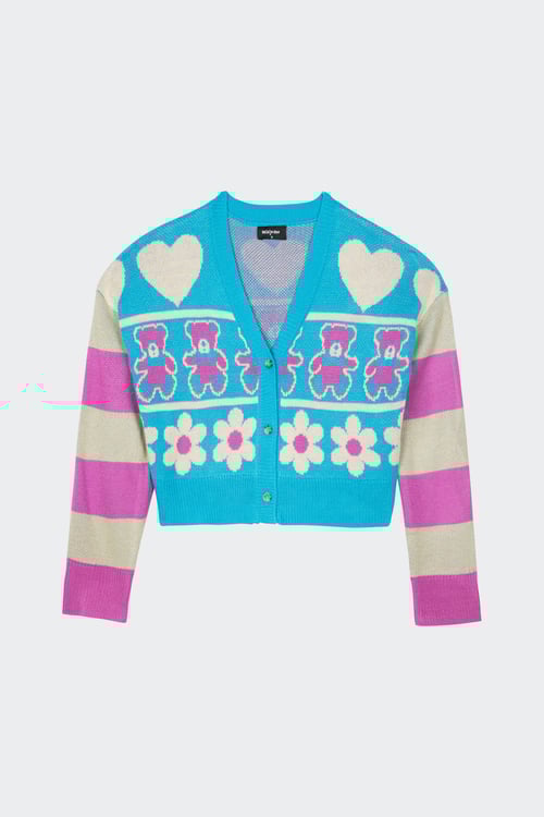 NEW GIRL ORDER cardigan  Multicolore