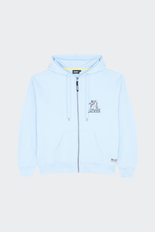 JACKER Hoodie zippé Bleu