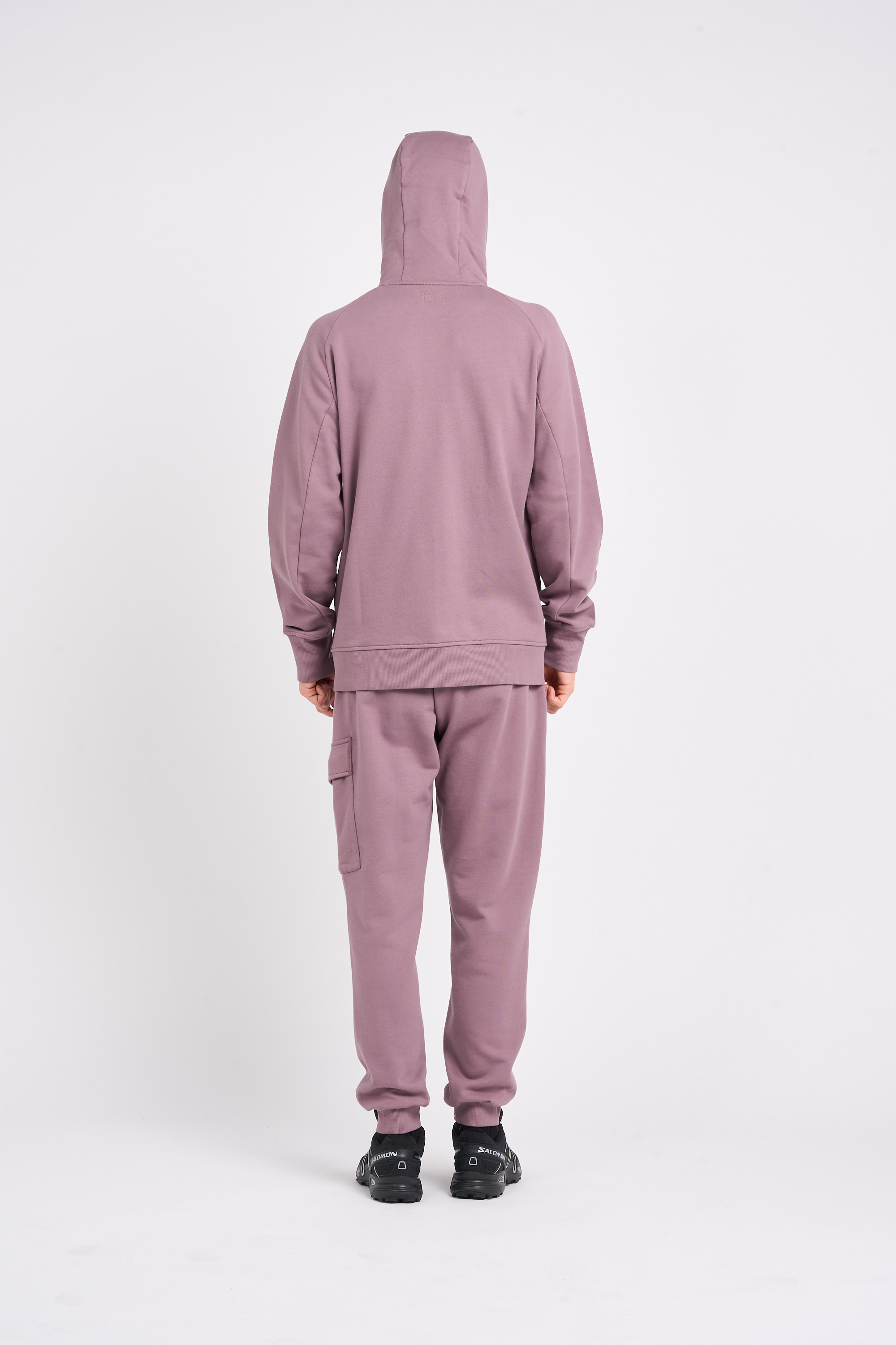 Hoodie zippée Marron