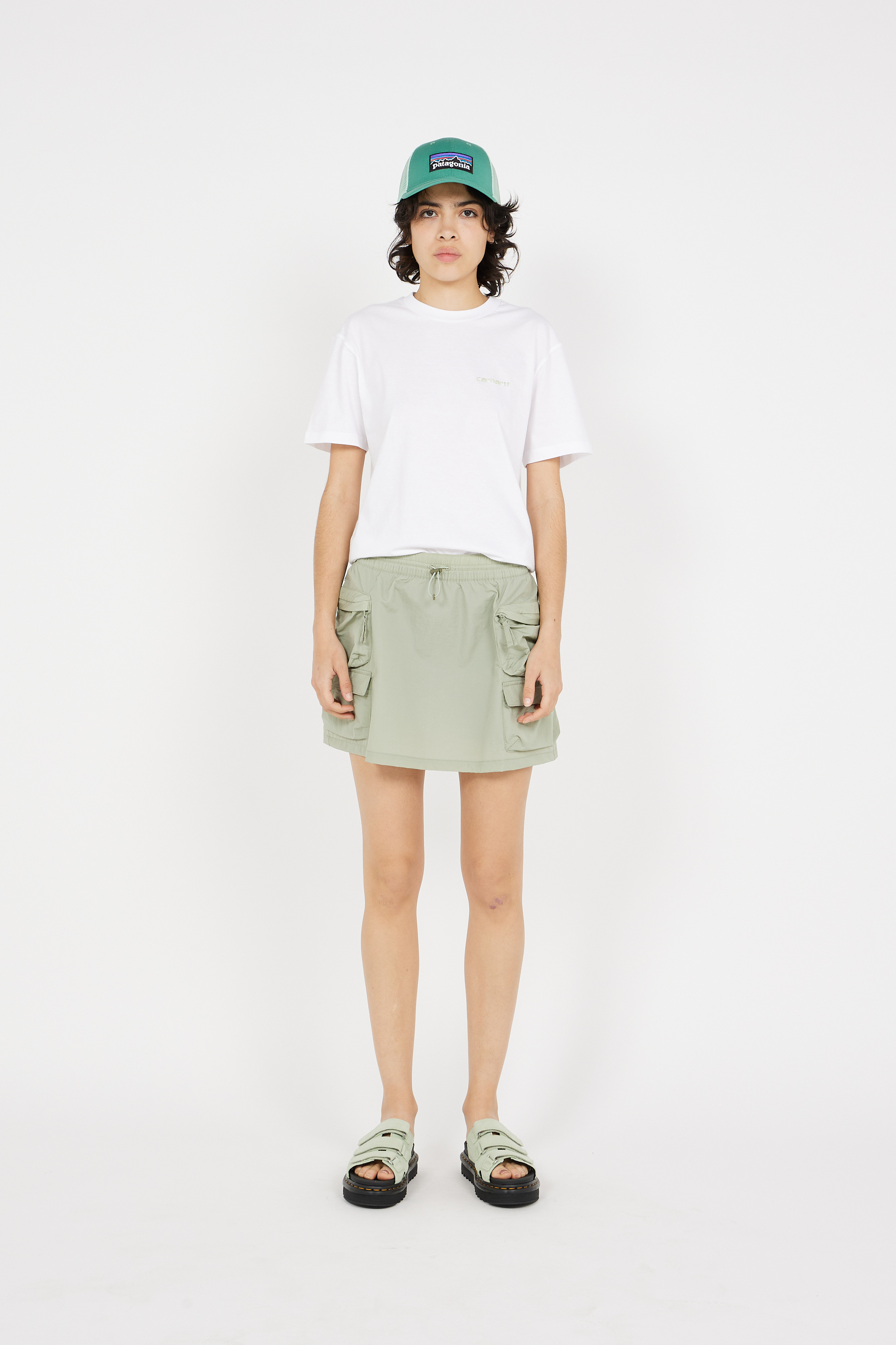 Regular-fit round-neck cotton T-shirt White