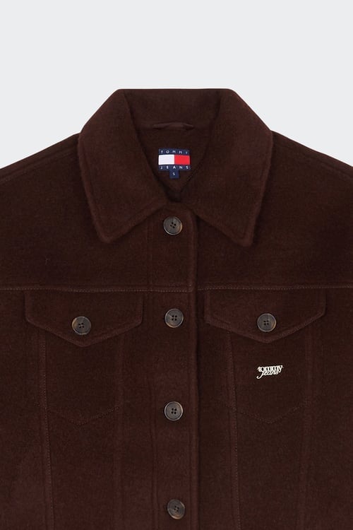 TOMMY JEANS Jacket Brown
