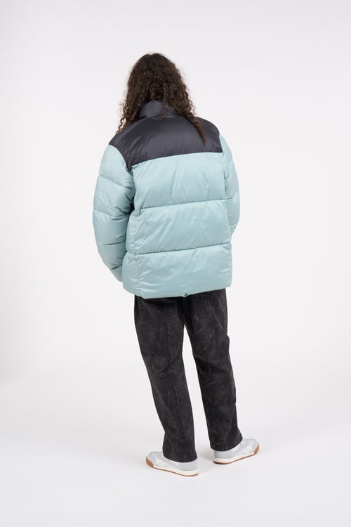 COLUMBIA Lightweight quilted padded jacket with high neck Blue