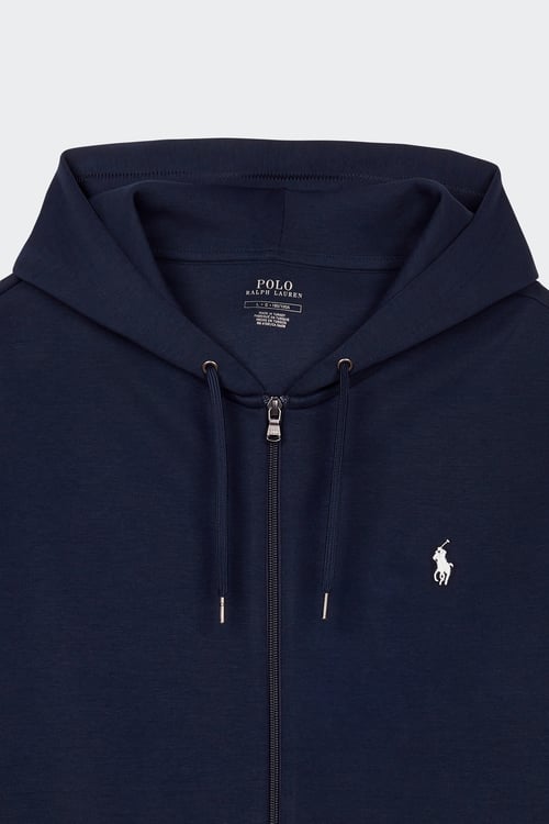 POLO RALPH LAUREN hoodie zippé  Bleu