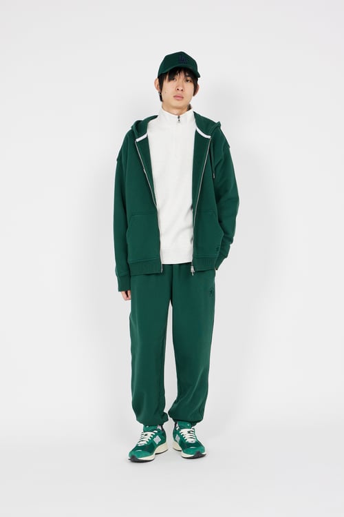 CONVERSE Hoodie zippé Vert
