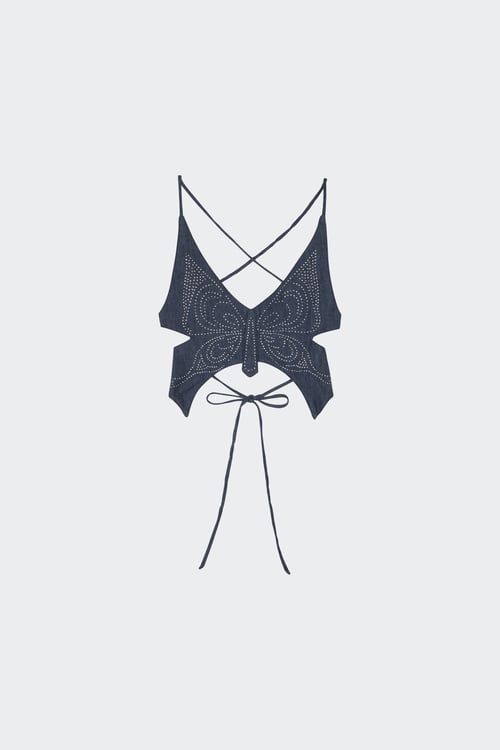 NEW GIRL ORDER top Bleu