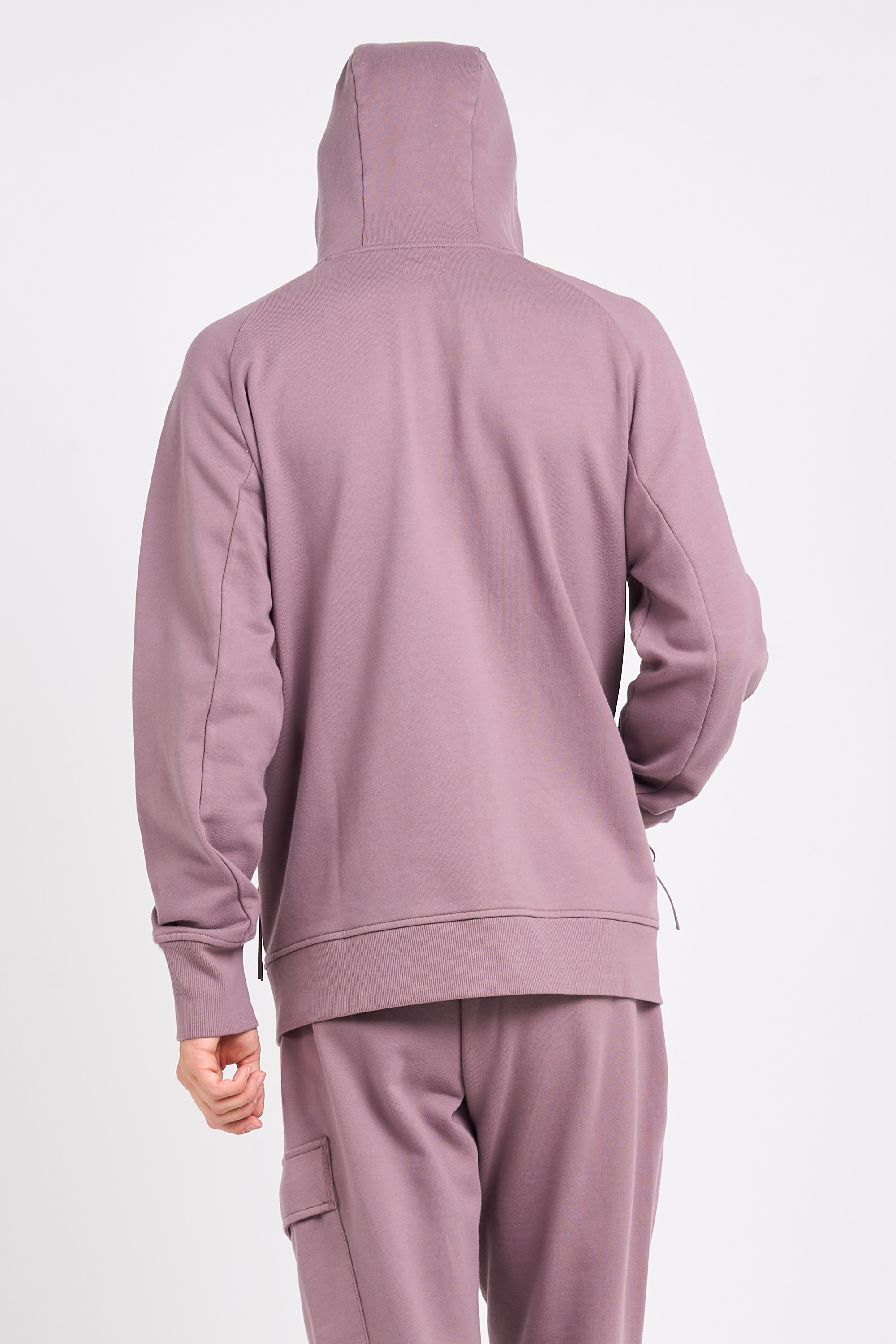 Hoodie zippée Marron