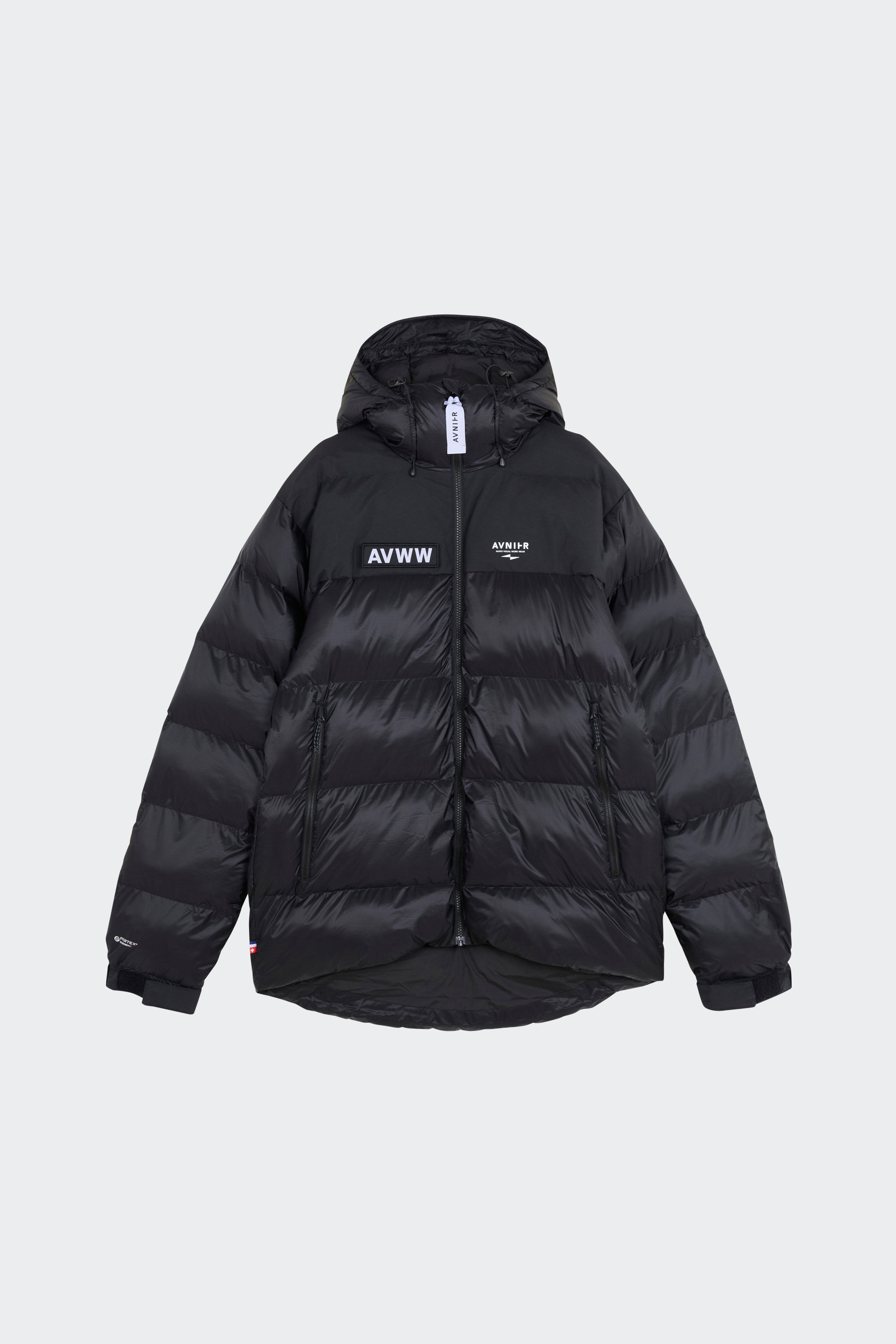 Lightweight quilted padded jacket with high neck | Black by AVNIER Lightweight quilted padded jacket with high neck Black