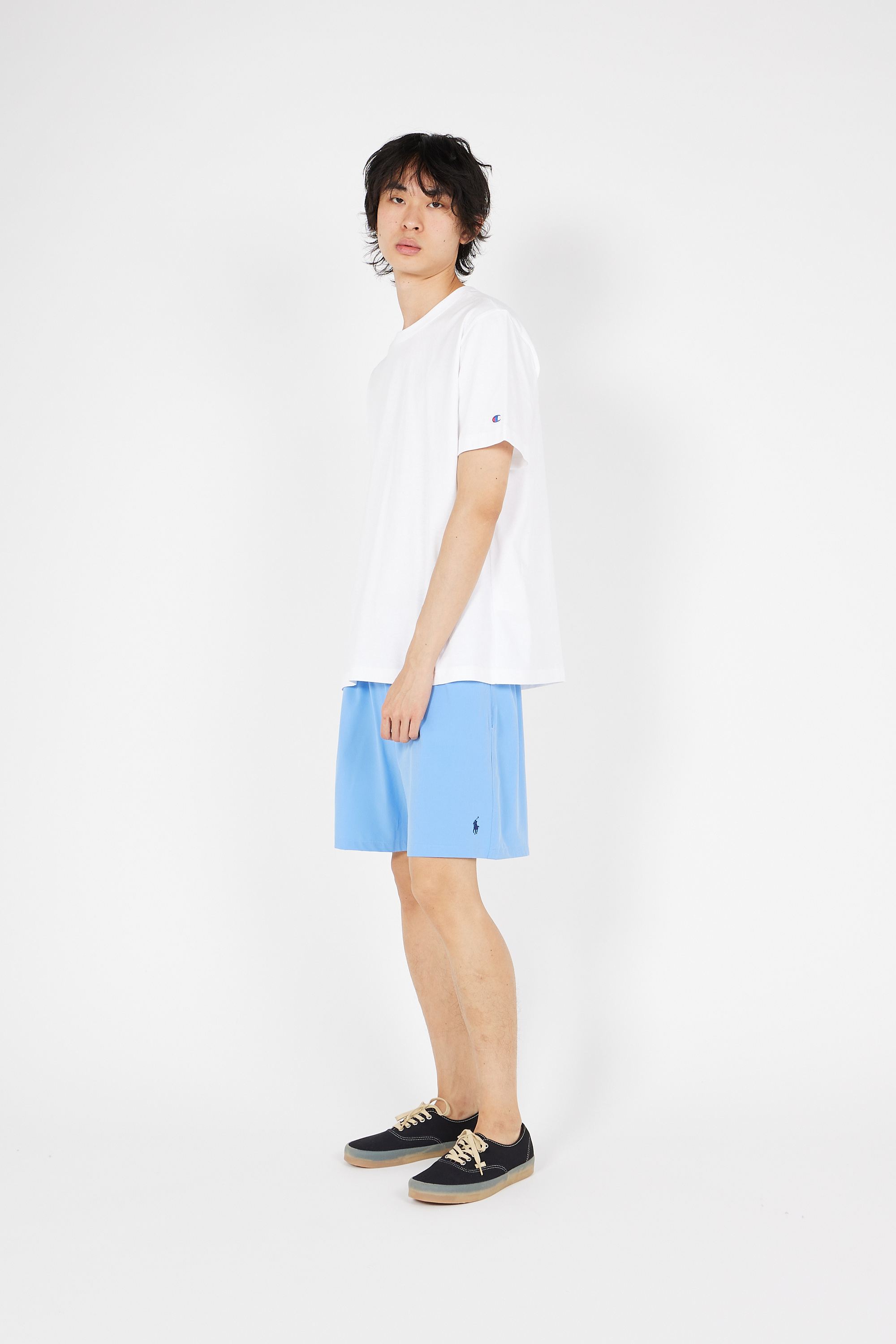 Short de bain Bleu