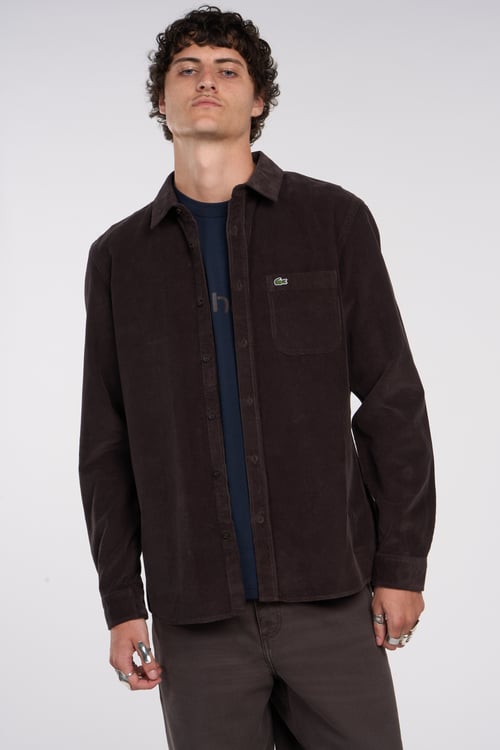 LACOSTE Chemise Marron
