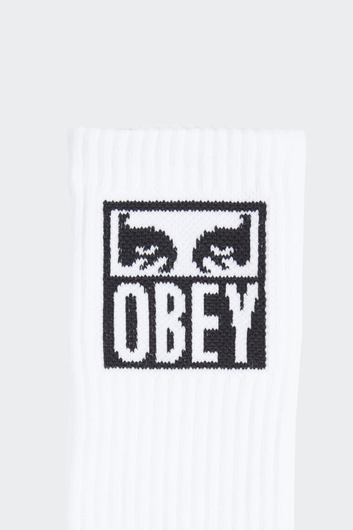 OBEY Chaussettes Blanc
