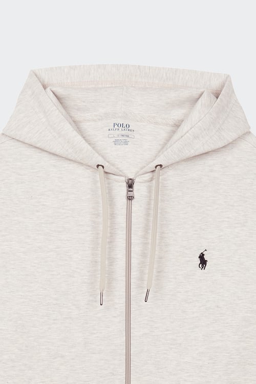 POLO RALPH LAUREN hoodie zippé  Gris
