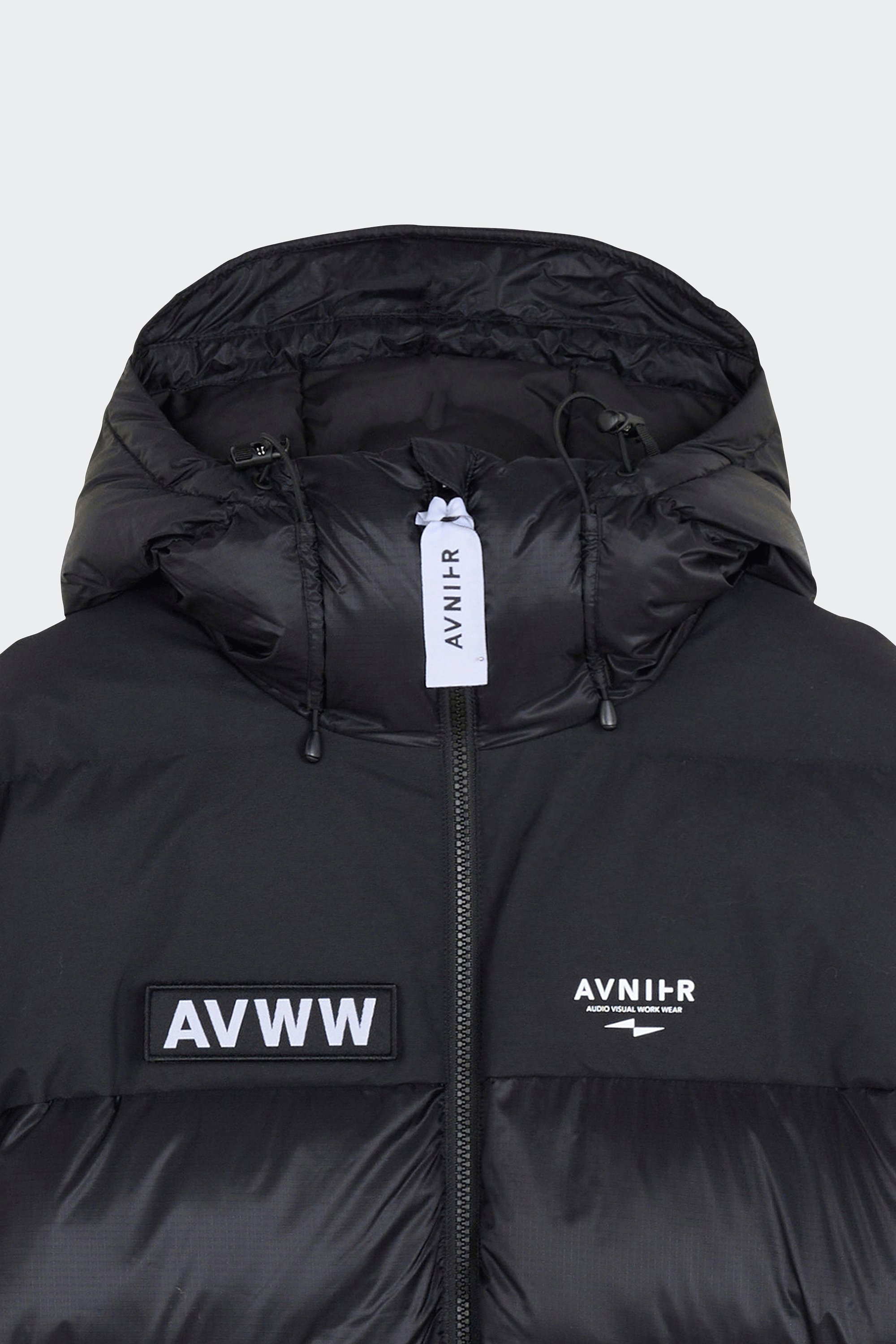 Lightweight quilted padded jacket with high neck | Black by AVNIER Lightweight quilted padded jacket with high neck Black