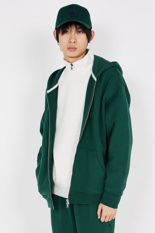 CONVERSE Hoodie zippé Vert