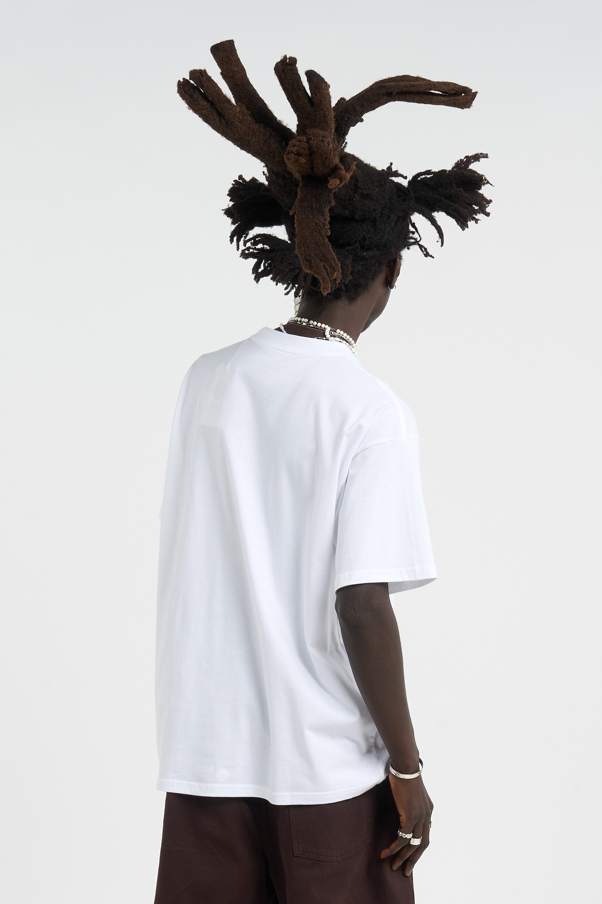 Regular-fit round-neck cotton T-shirt | White CARHARTT WIP Men