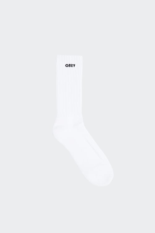 OBEY Chaussettes Blanc
