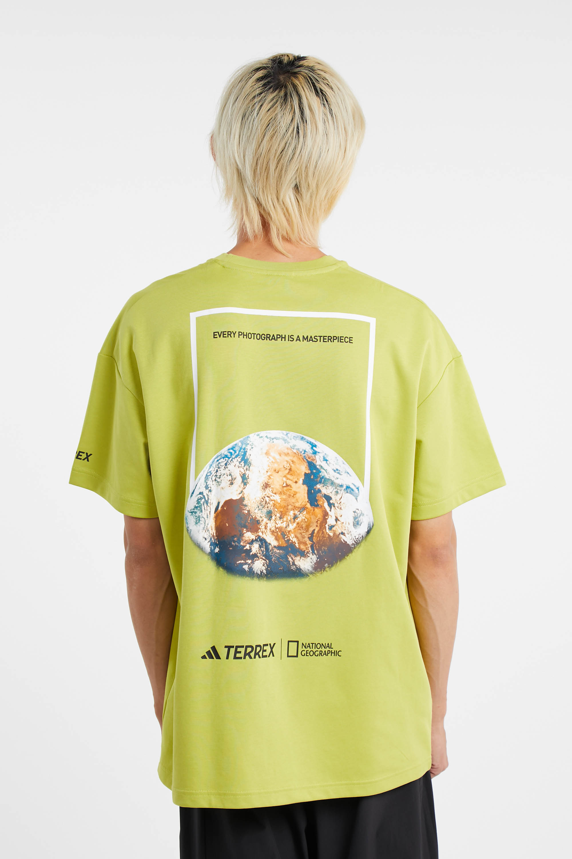 Regular-fit round-neck cotton T-shirt Green