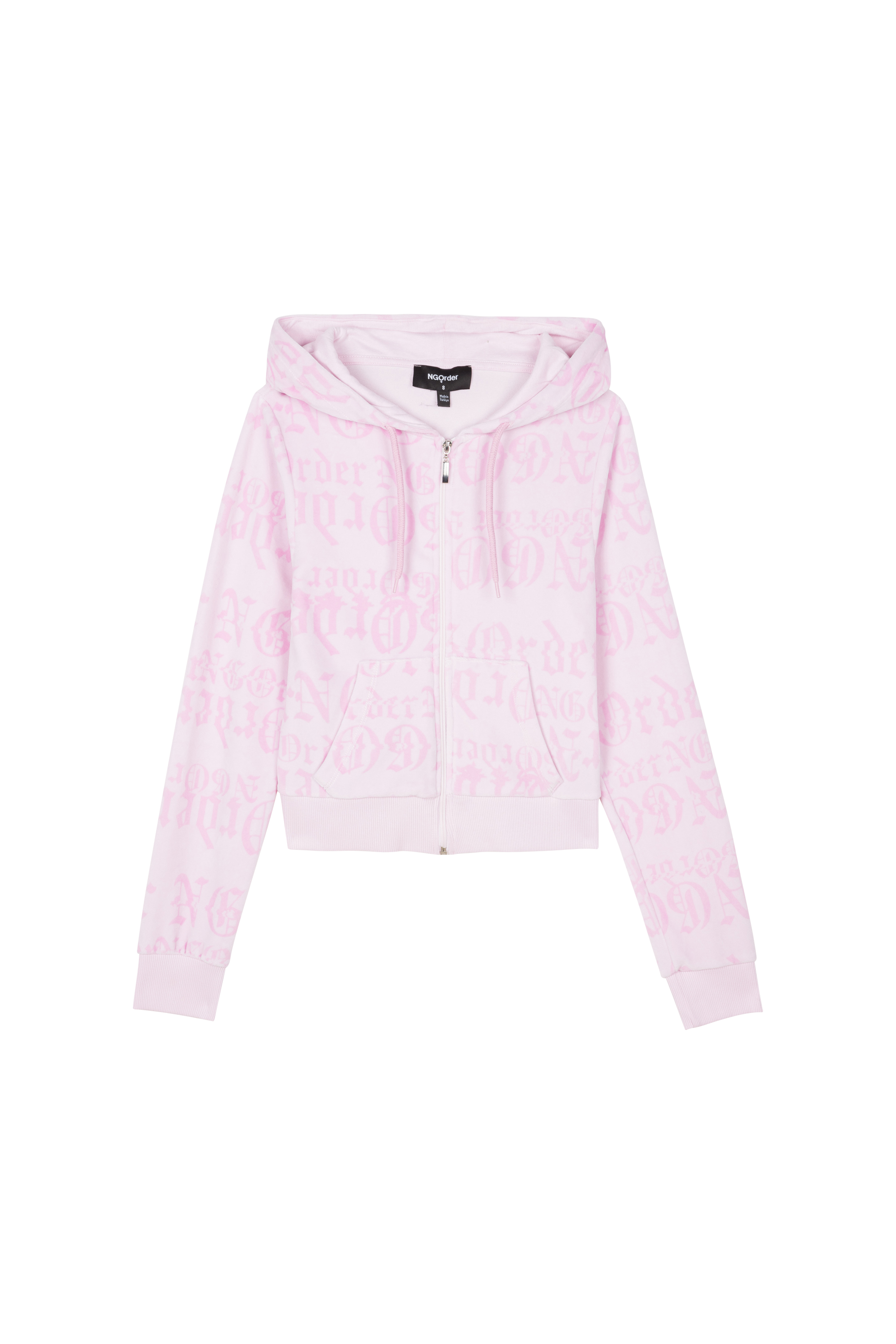 sweat zippé Rose