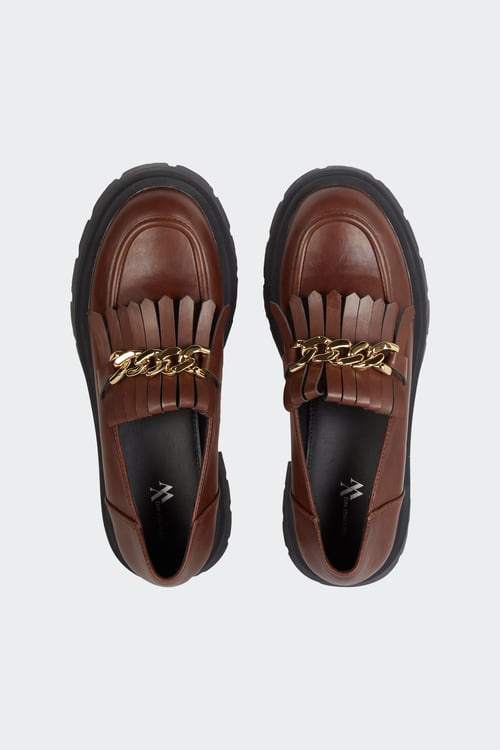 VANESSA WU Mocasssins Marron