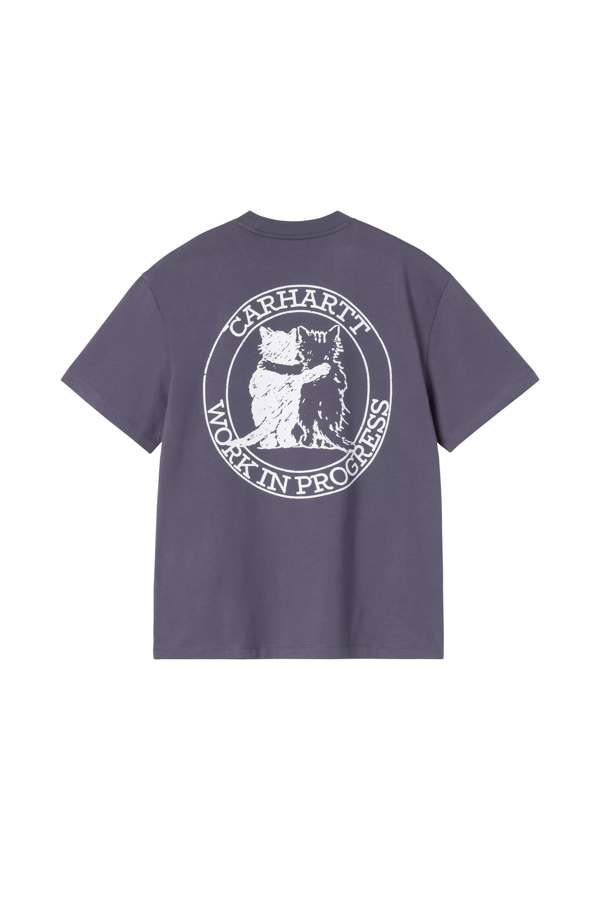 Regular-fit round-neck cotton T-shirt | Purple CARHARTT WIP Women