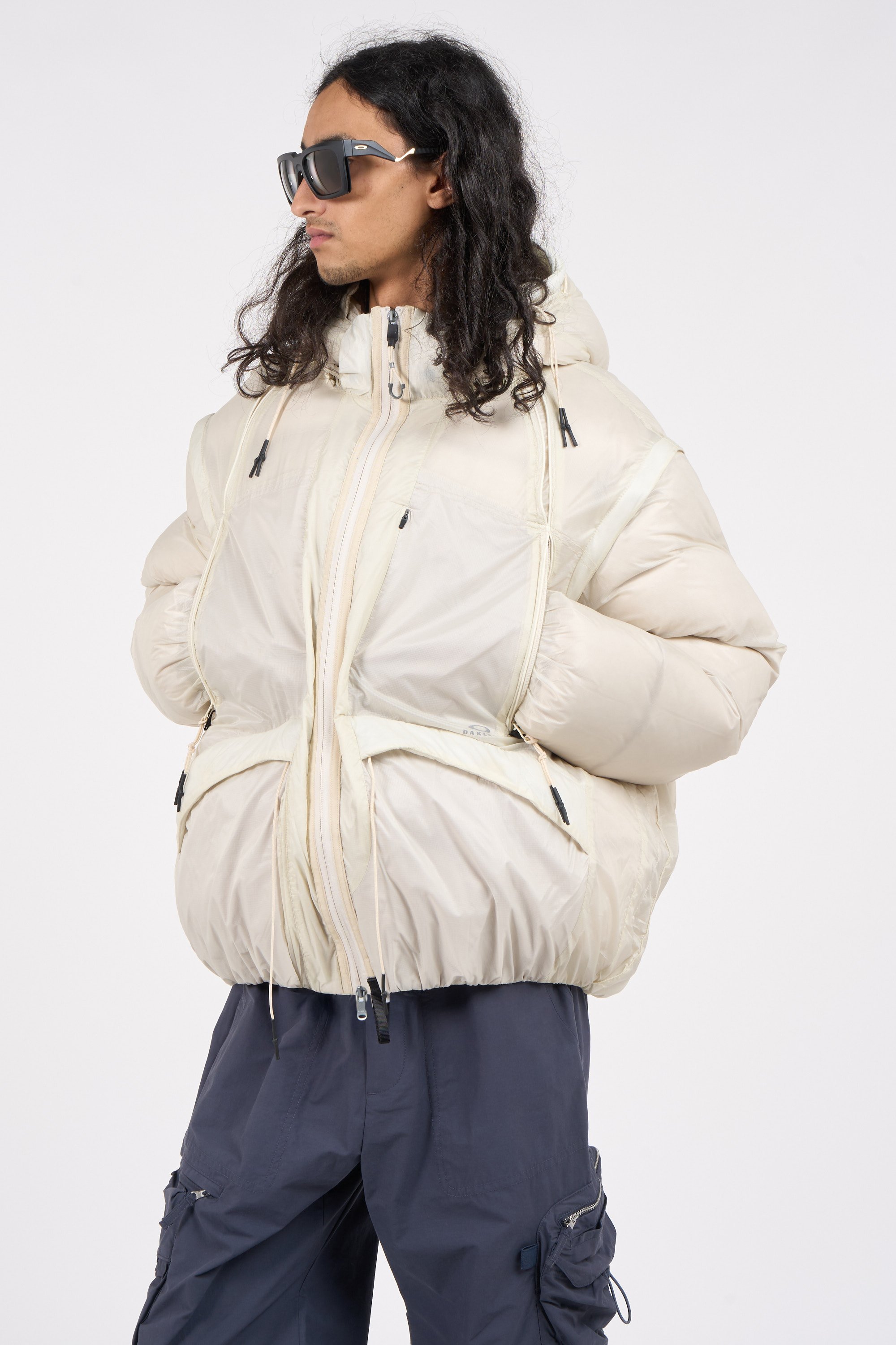 Lightweight quilted padded jacket with high neck | Beige OAKLEY Men