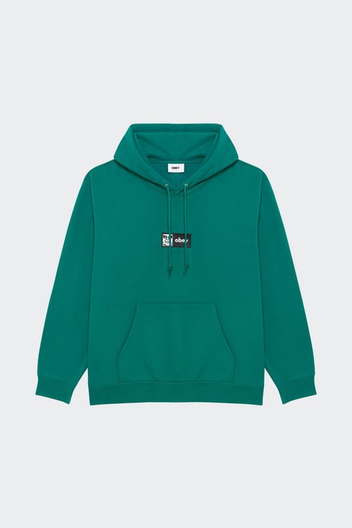 OBEY Hoodie Vert