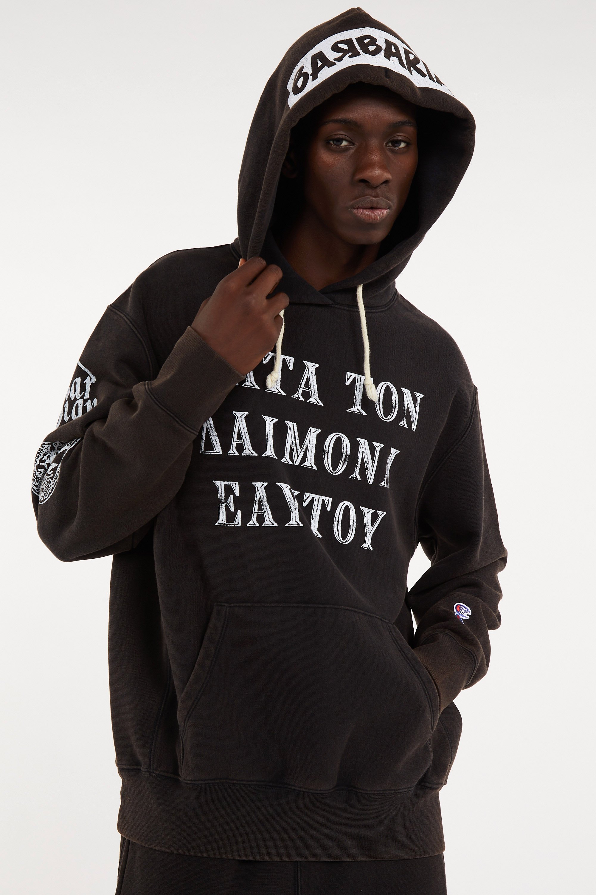 Tommy badge sweatshirt | Black CHAMPION Men