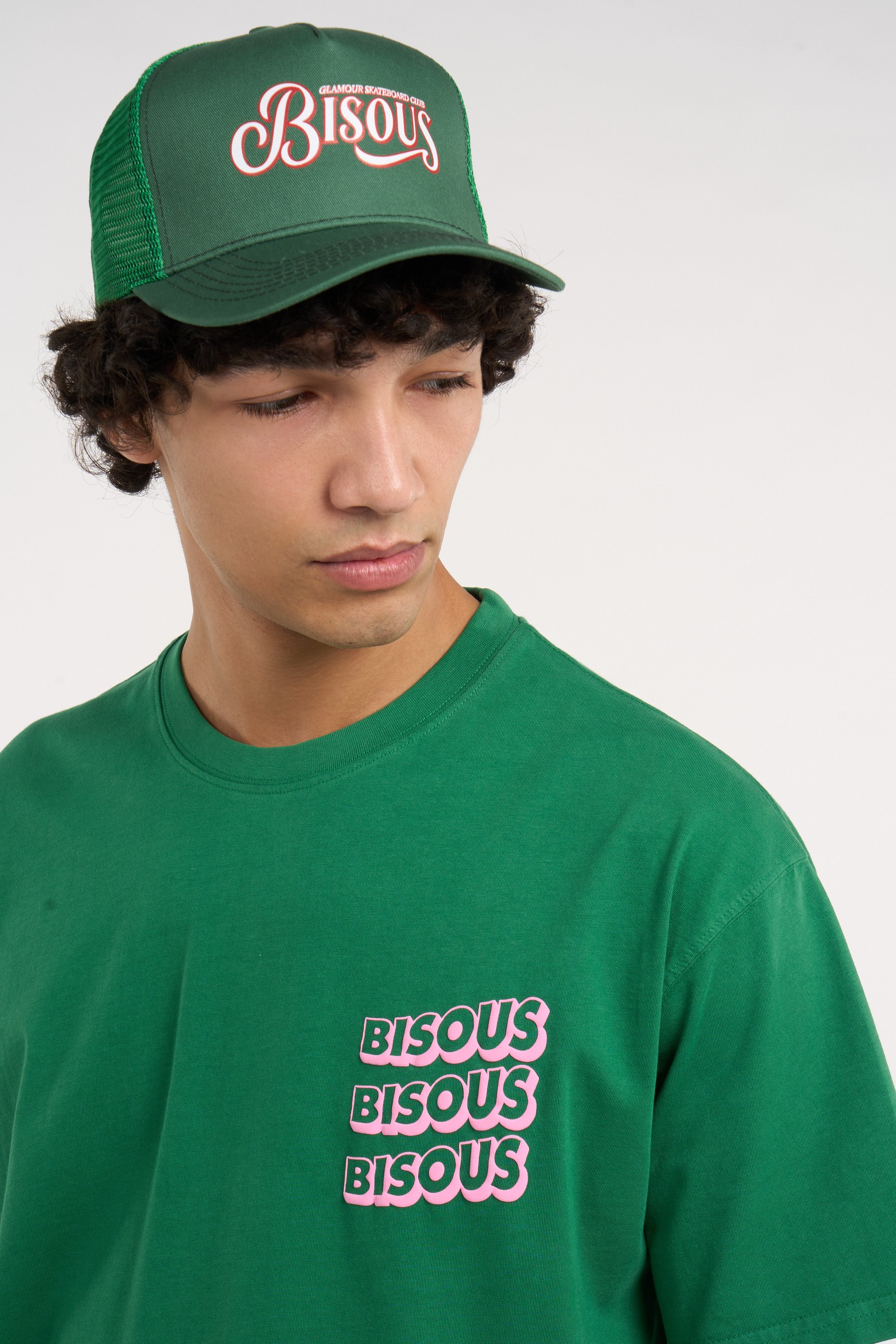 Casquette BISOUS SKATEBOARDS Vert