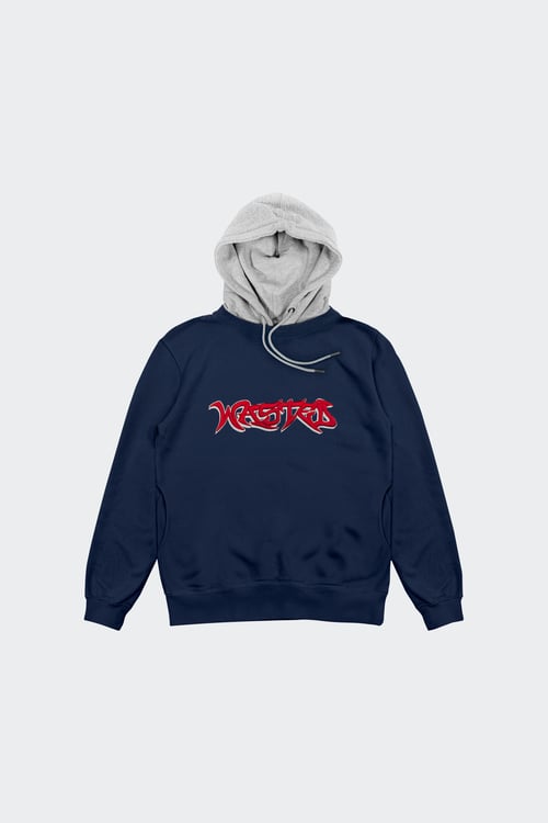WASTED Hoodie Bleu