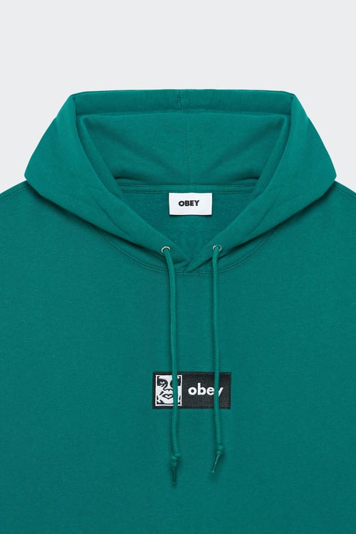 OBEY Hoodie Vert