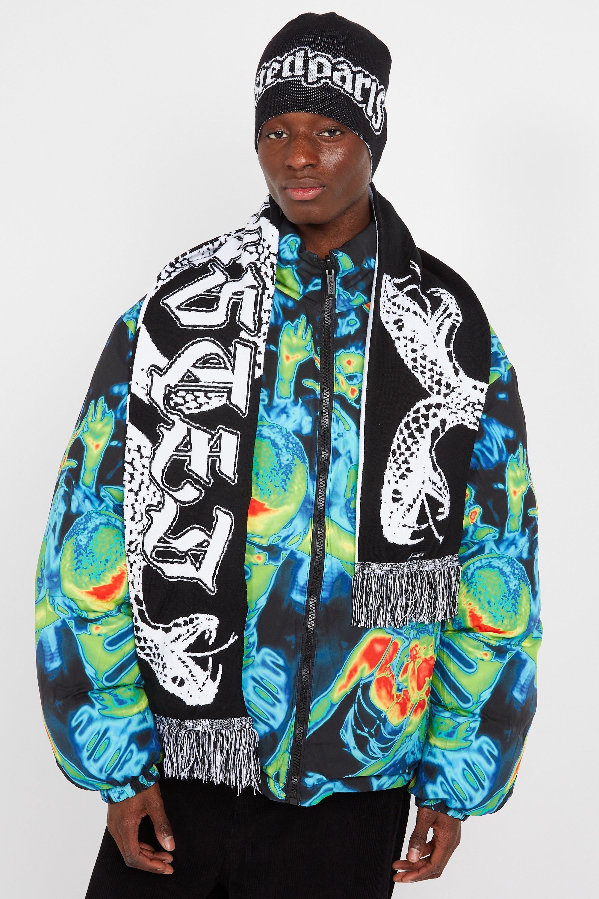 Scarf | Multicolored by WASTED Scarf Multicolored