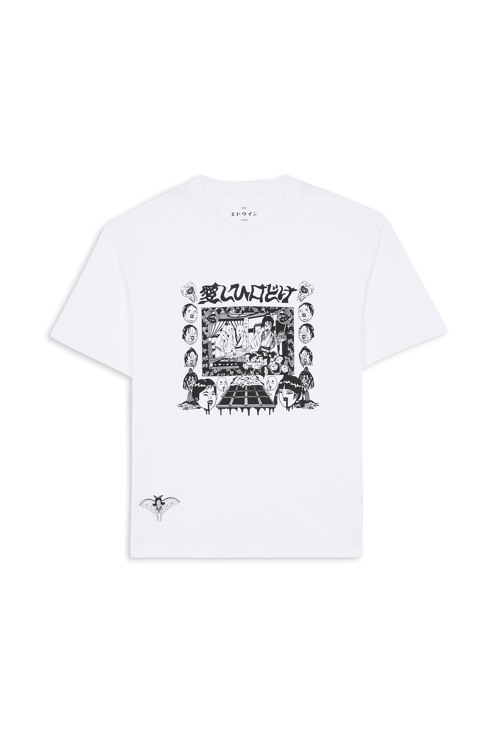 Regular-fit round-neck cotton T-shirt White